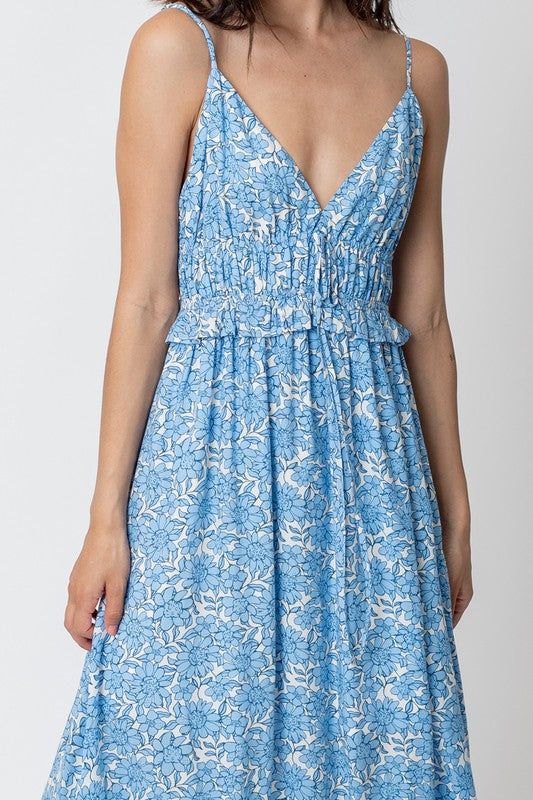 Sleeveless Ruffled Bodice Maxi Dress sold by U-NI-TY product image thumbnail 5