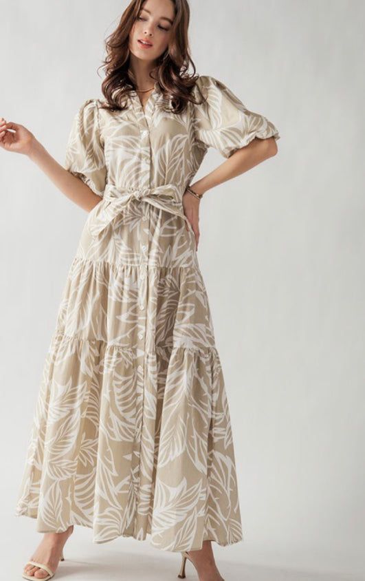 Elise Tropical Print Maxi Sundress sold by U-NI-TY product image thumbnail 3