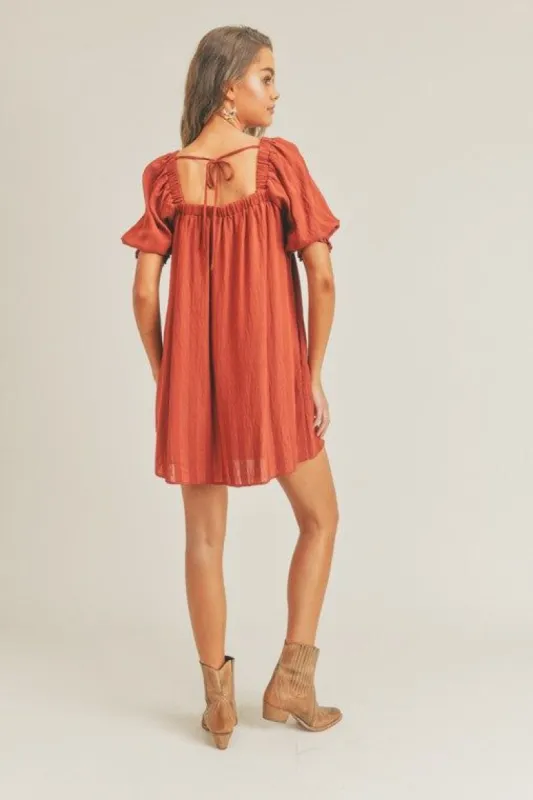 Square Neck Mini Dress sold by U-NI-TY