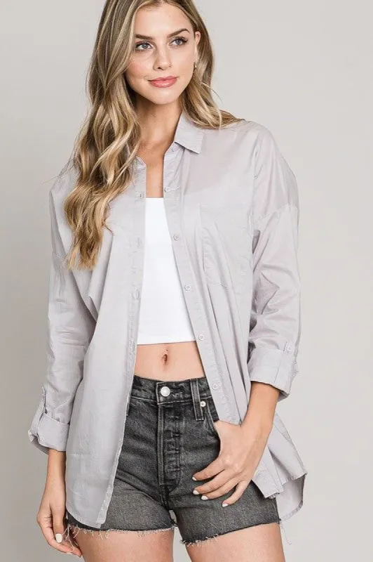 Oversized Cotton Shirt sold by U-NI-TY