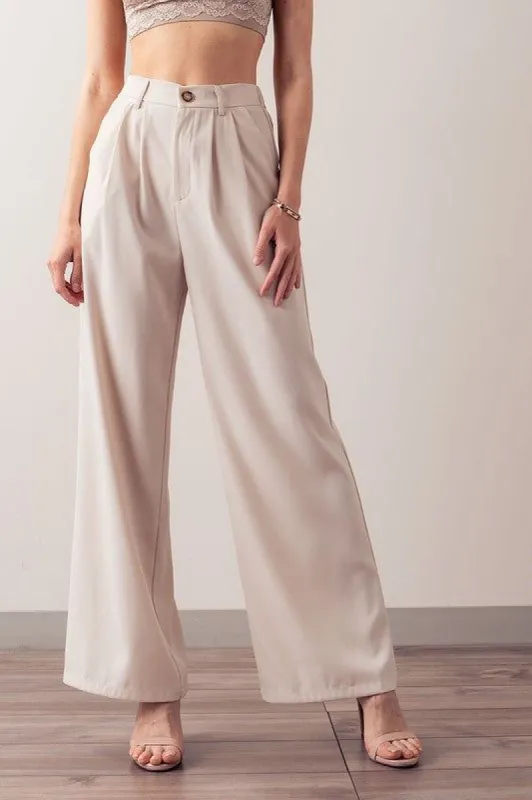Pleated Wide Leg Pants sold by U-NI-TY
