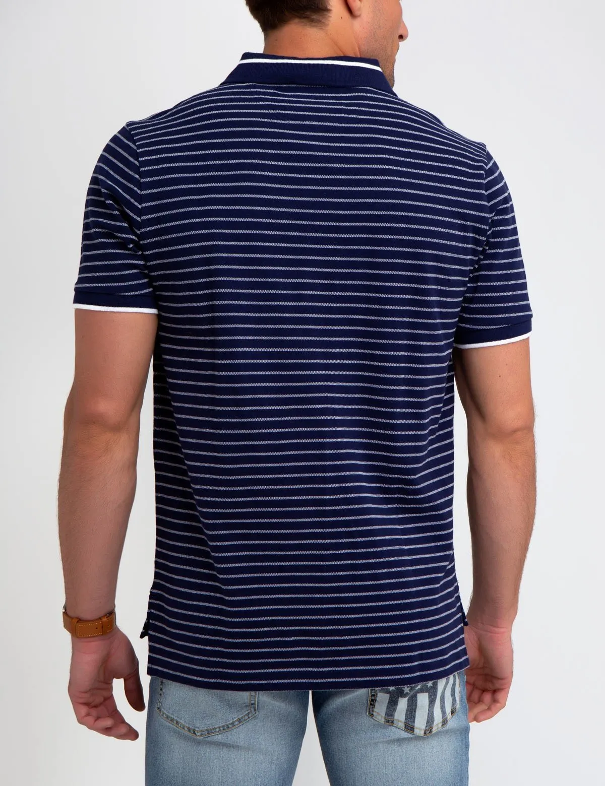 U.S. POLO ASSN. STRIPED POLO SHIRT sold by U.S. Polo Assn. product image thumbnail 3
