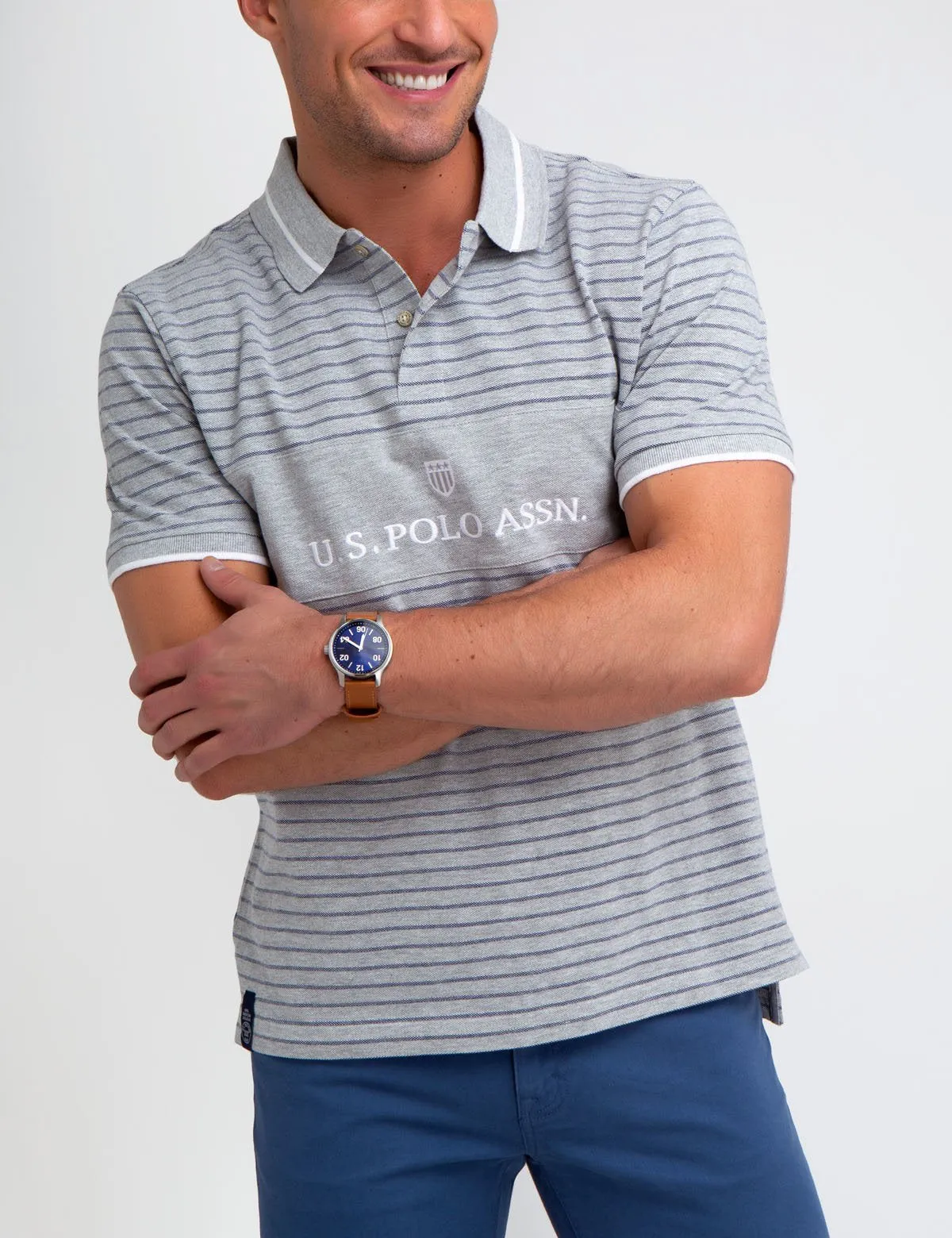 U.S. POLO ASSN. STRIPED POLO SHIRT sold by U.S. Polo Assn. product image thumbnail 5