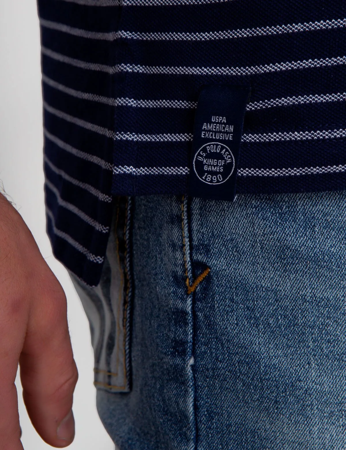 U.S. POLO ASSN. STRIPED POLO SHIRT sold by U.S. Polo Assn. product image thumbnail 4