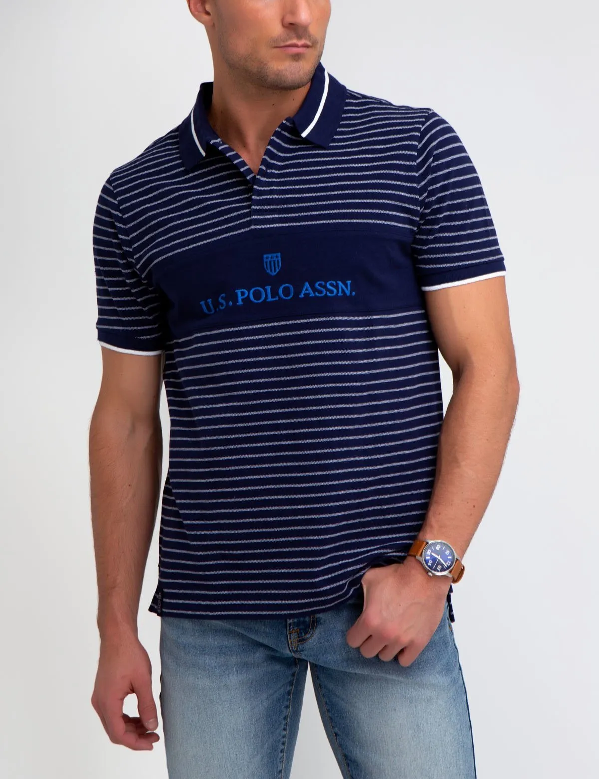 U.S. POLO ASSN. STRIPED POLO SHIRT sold by U.S. Polo Assn.