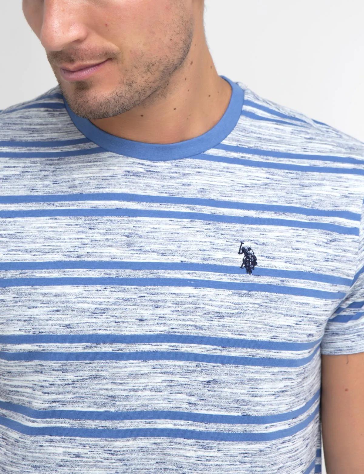 SPACE DYE STRIPE T-SHIRT sold by U.S. Polo Assn. product image thumbnail 3