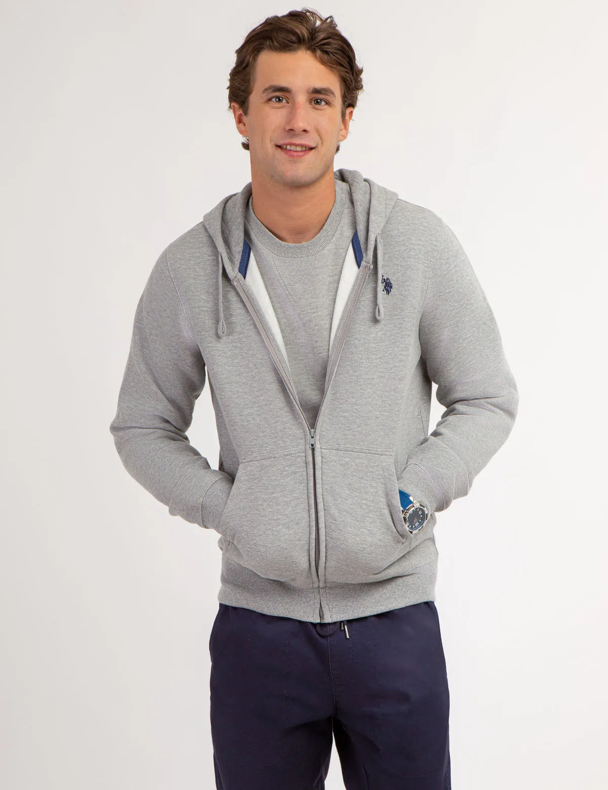 FULL ZIP LINED HOODIE sold by U.S. Polo Assn. product image thumbnail 4