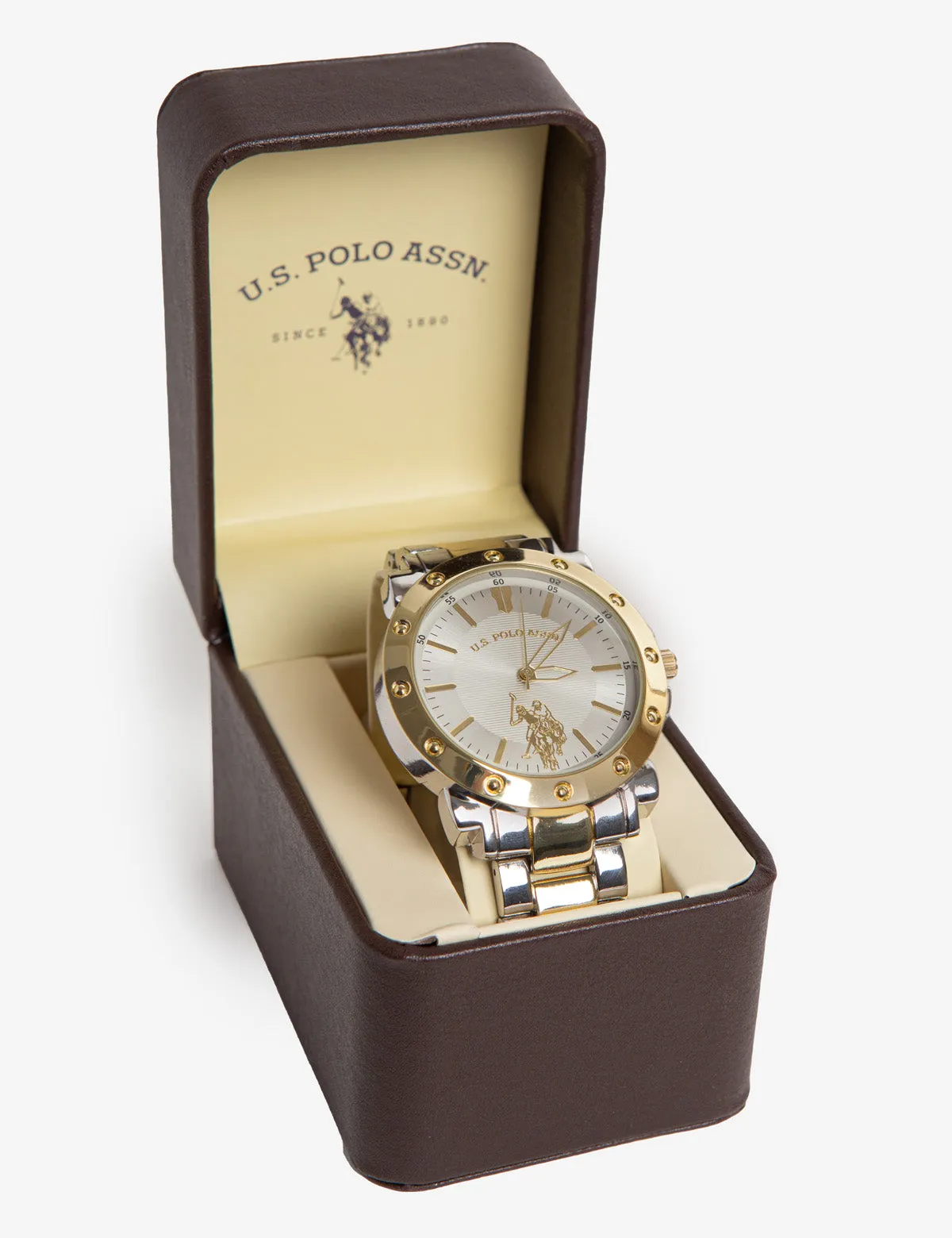 MEN'S TWO TONE BRACELET WATCH sold by U.S. Polo Assn. product image thumbnail 2