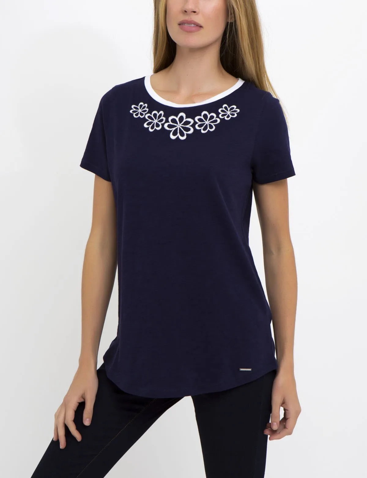 FLORAL DETAIL T-SHIRT sold by U.S. Polo Assn. product image thumbnail 5