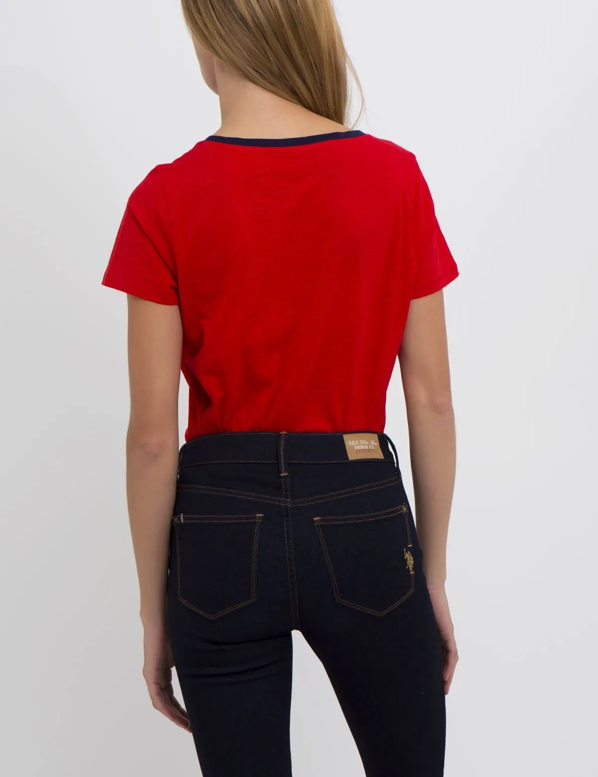 FLORAL DETAIL T-SHIRT sold by U.S. Polo Assn. product image thumbnail 3