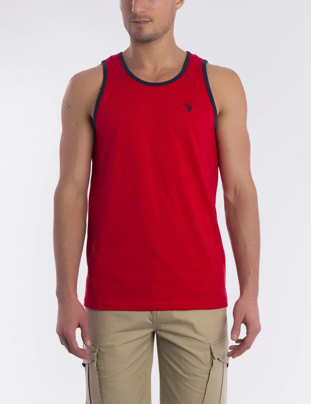 CONTRAST TRIM TANK sold by U.S. Polo Assn. product image thumbnail 5