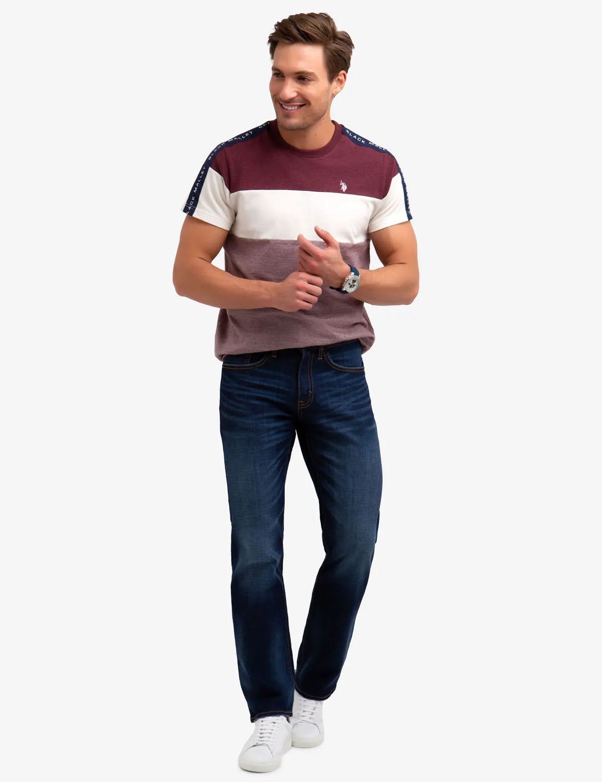 BLACK MALLET COLORBLOCK T-SHIRT sold by U.S. Polo Assn. product image thumbnail 2