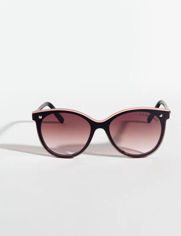LADIES CAT-EYE SHIELD SUNGLASSES sold by U.S. Polo Assn.