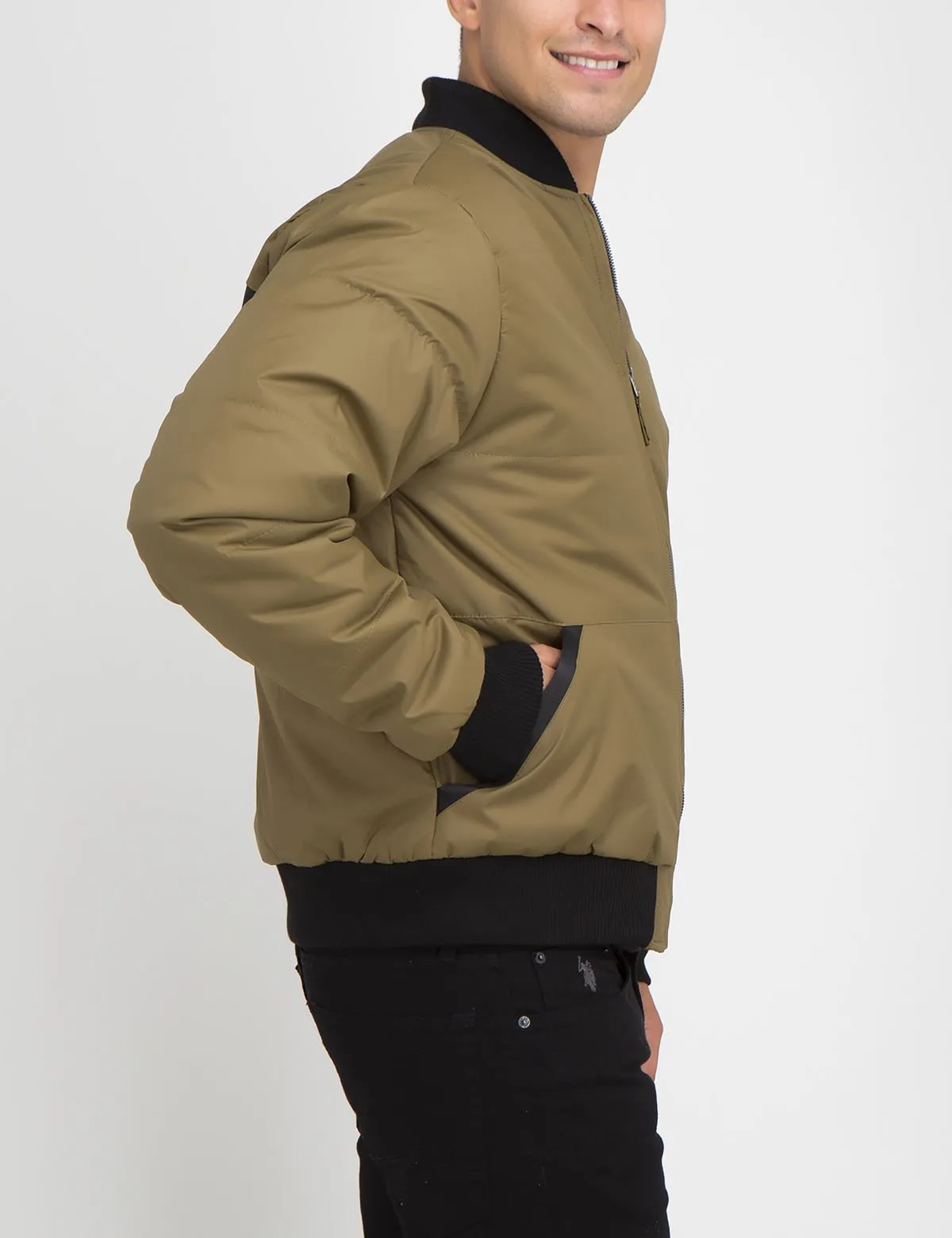 Printed Logo Recon Bomber Jacket sold by U.S. Polo Assn. product image thumbnail 2