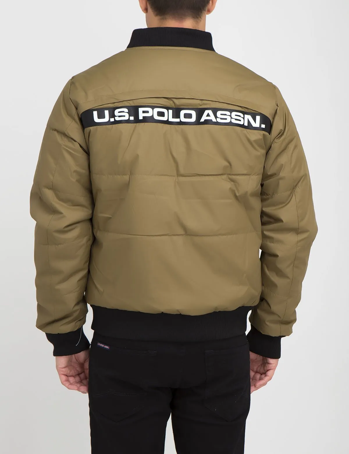 Printed Logo Recon Bomber Jacket sold by U.S. Polo Assn. product image thumbnail 3
