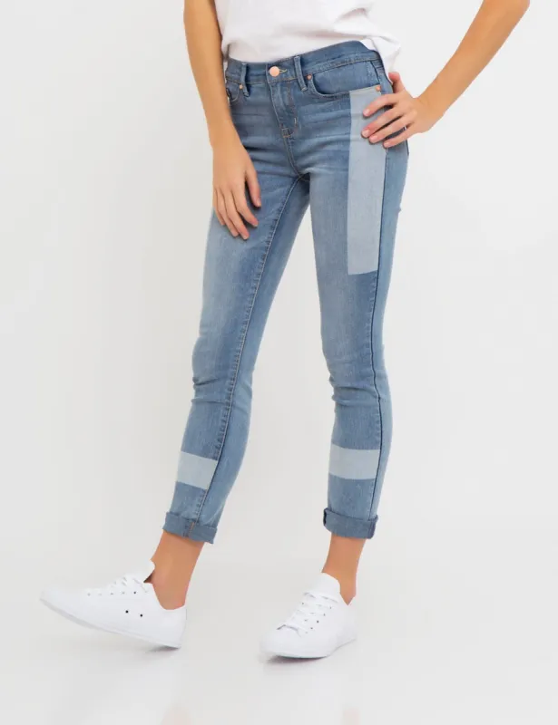 STRETCH SUPER SKINNY FIT BLEACH PATCH JEAN sold by U.S. Polo Assn.