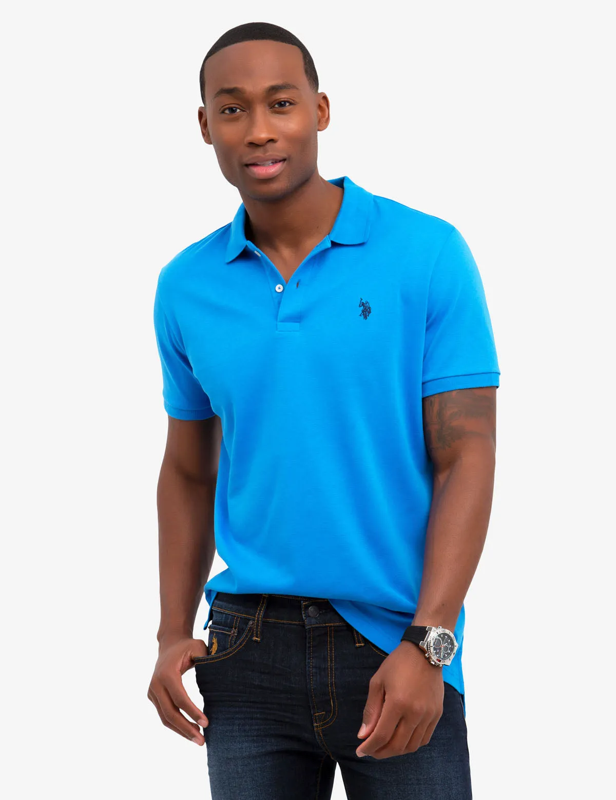 INTERLOCK POLO SHIRT sold by U.S. Polo Assn.