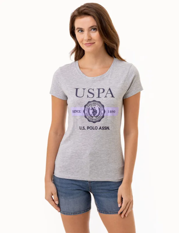 USPA CREST SEMI SCOOP GRAPHIC T-SHIRT sold by U.S. Polo Assn.