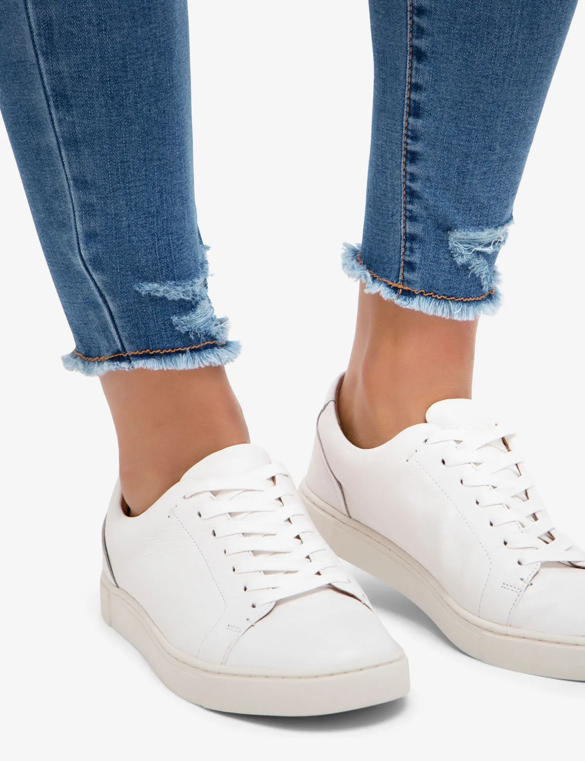 REPREVE® MID RISE FRAYED SKINNY JEANS sold by U.S. Polo Assn. product image thumbnail 5