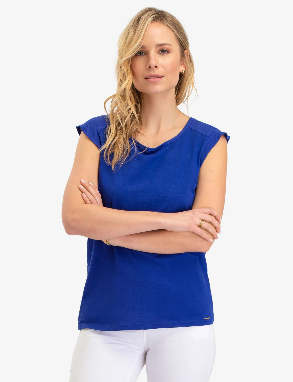 CHIFFON RUFFLE TOP sold by U.S. Polo Assn. product image thumbnail 4