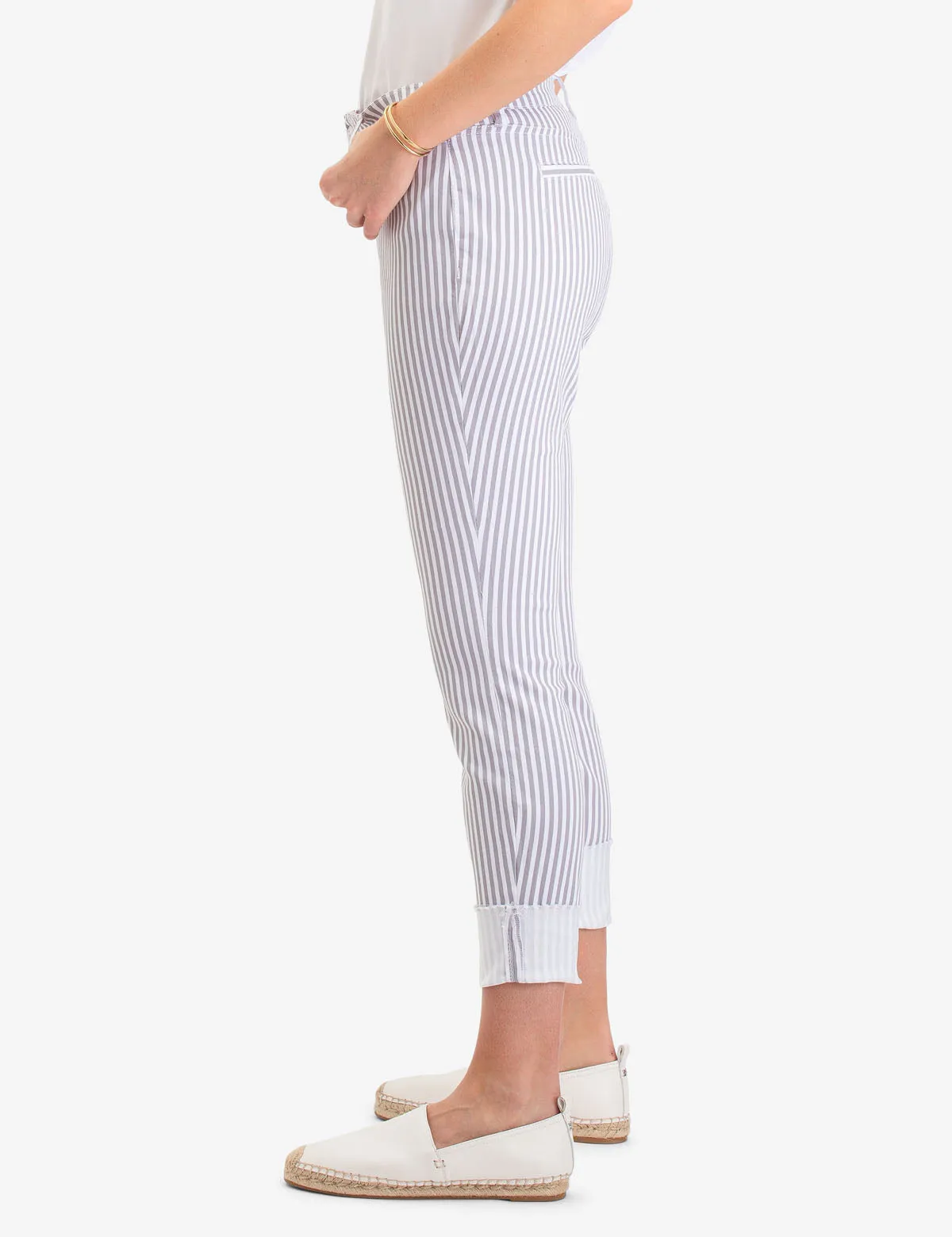 STRIPED CROP JEGGING sold by U.S. Polo Assn. product image thumbnail 3