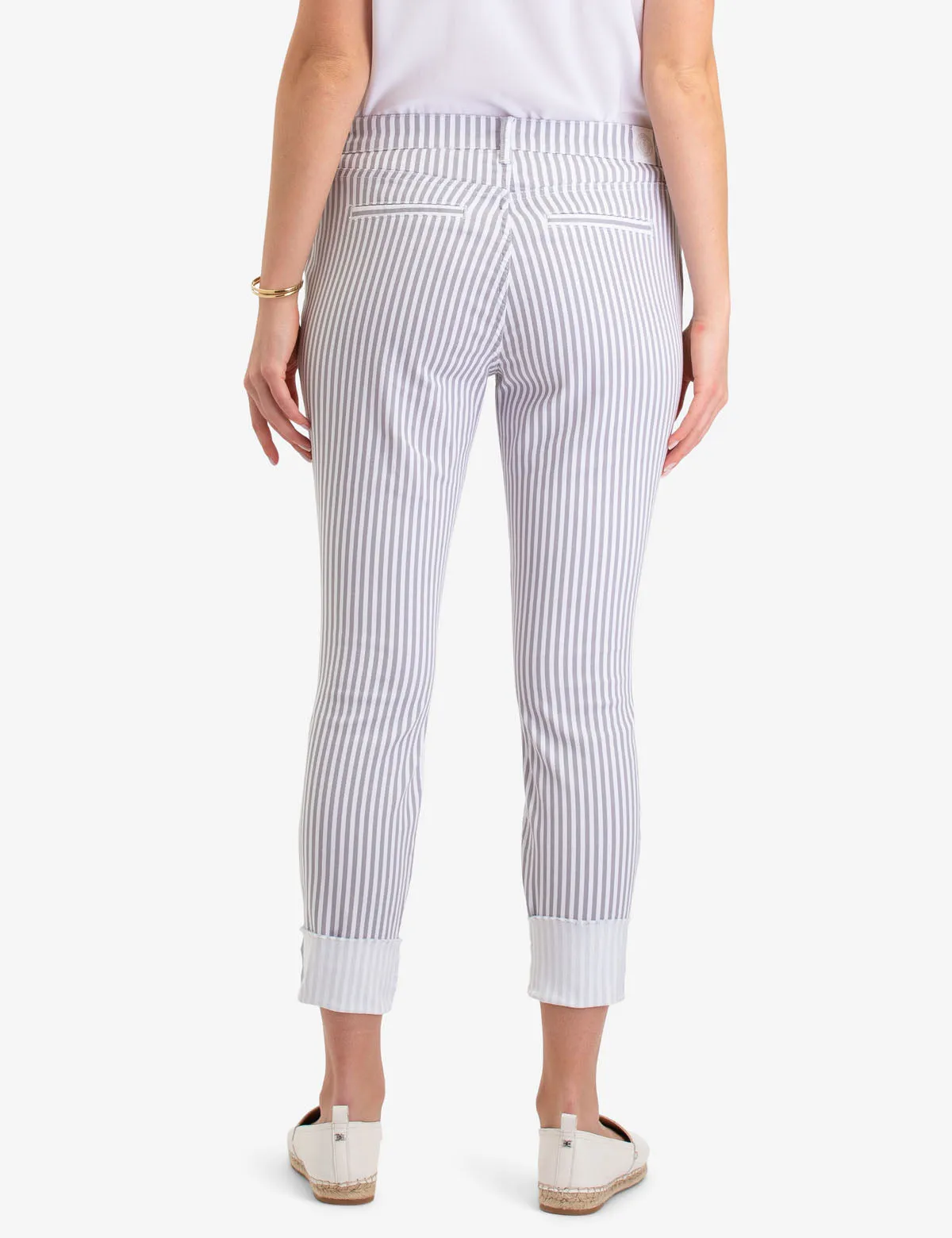 STRIPED CROP JEGGING sold by U.S. Polo Assn. product image thumbnail 4