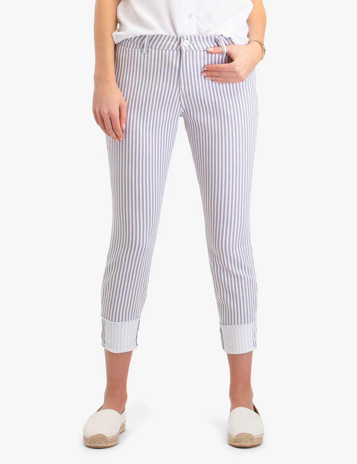 STRIPED CROP JEGGING sold by U.S. Polo Assn.