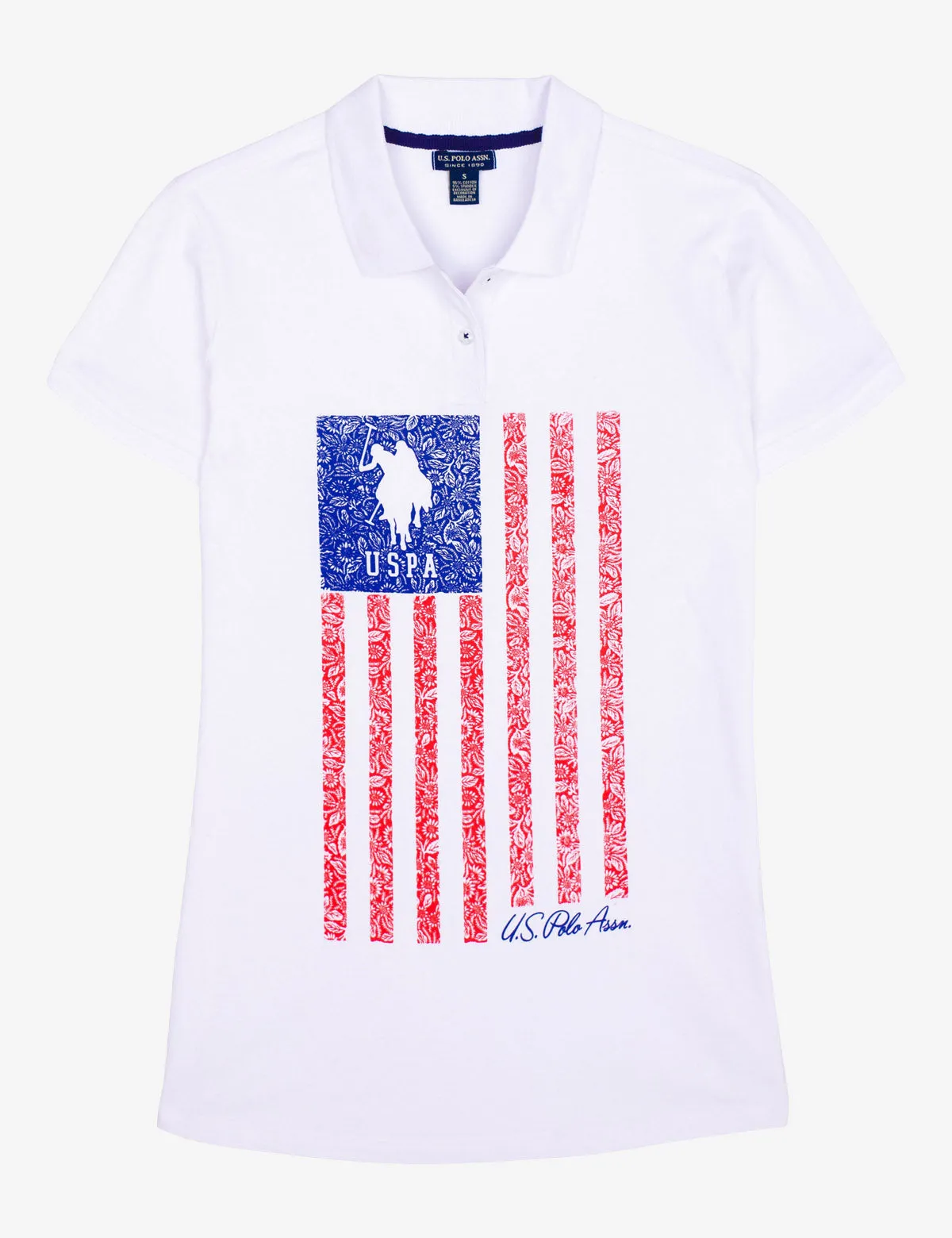 VERTICAL FLAG POLO SHIRT sold by U.S. Polo Assn.