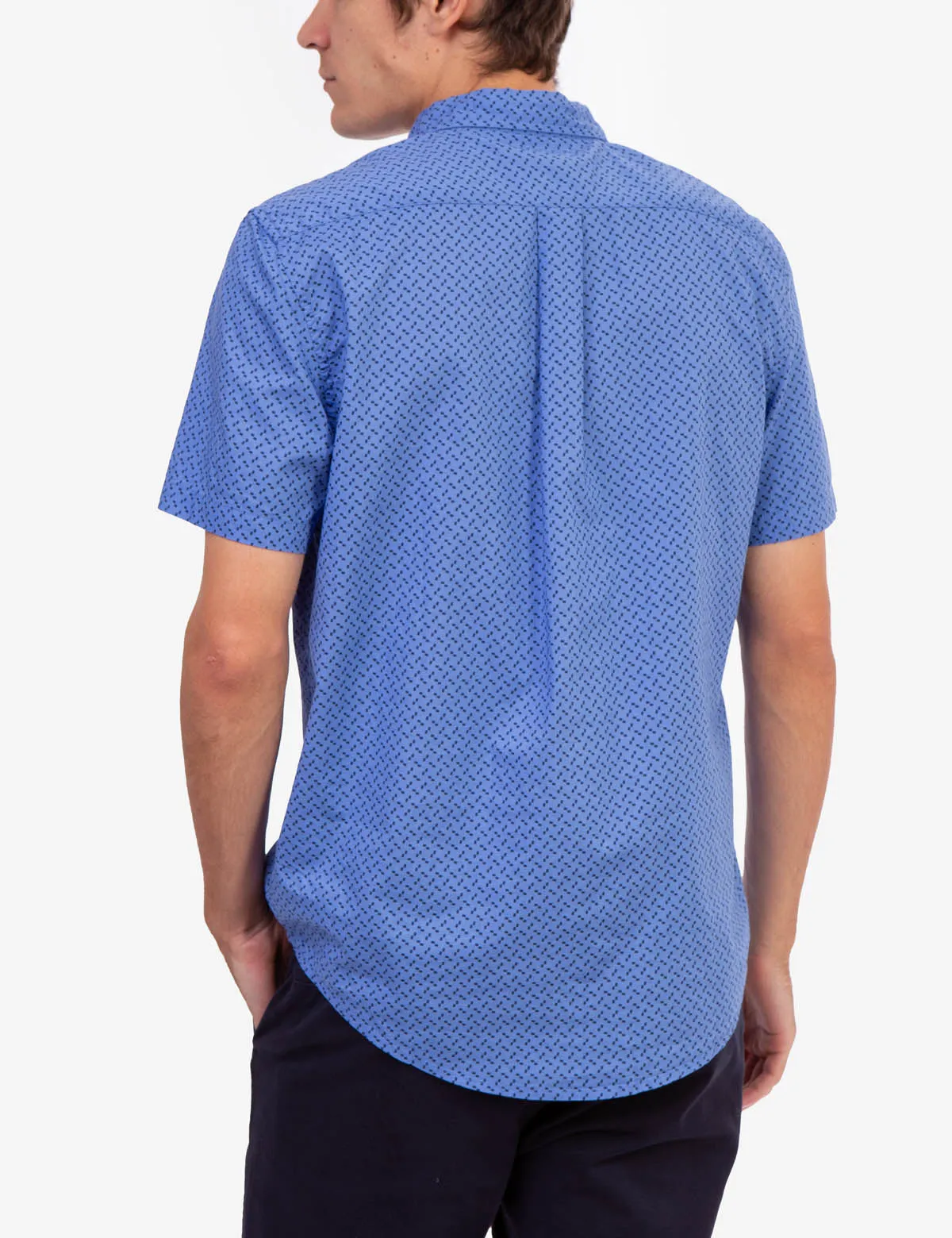 PRINTED SLUB POPLIN SHORT SLEEVE SHIRT sold by U.S. Polo Assn. product image thumbnail 4