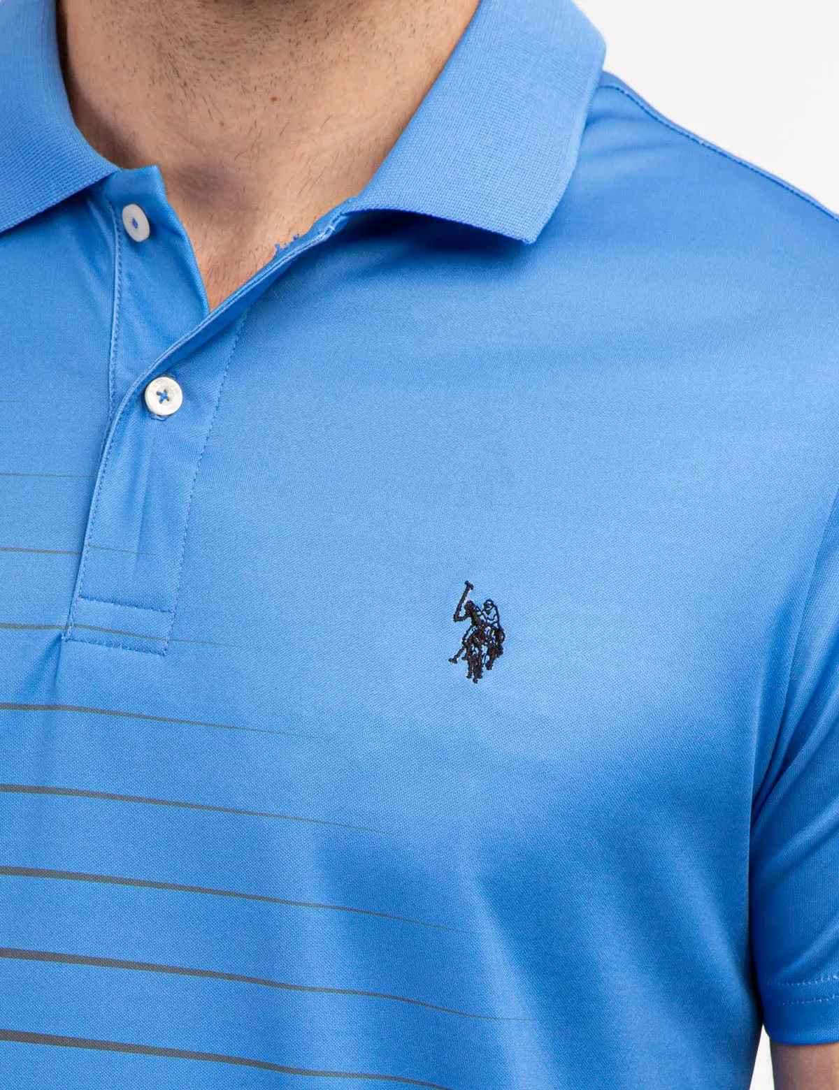 ENGINEERED DIAGONAL PRINT POLO SHIRT sold by U.S. Polo Assn. product image thumbnail 2