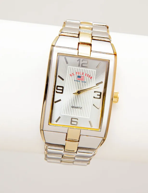 MEN'S TWO TONE BRACELET WATCH sold by U.S. Polo Assn.