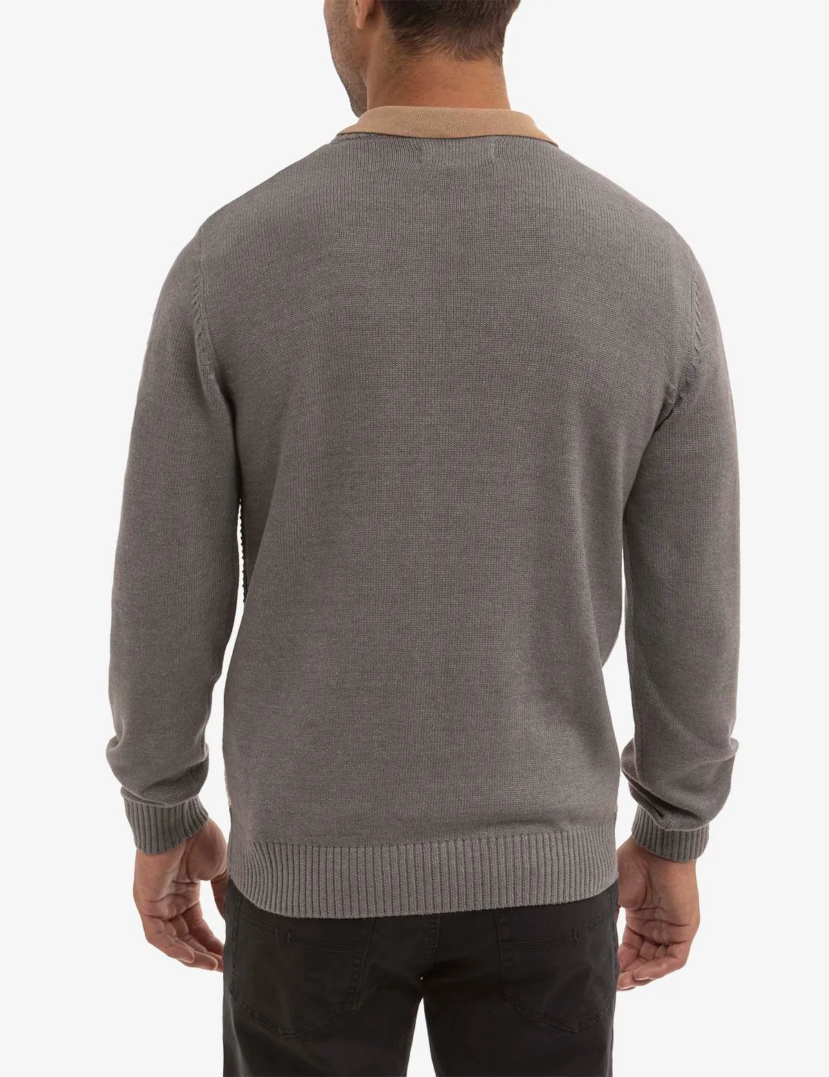 PATCHWORK CREW NECK SWEATER sold by U.S. Polo Assn. product image thumbnail 4