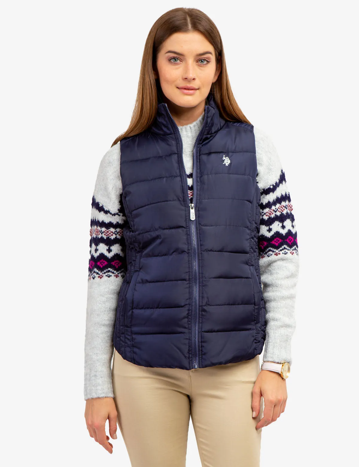 MOCK NECK JAQUARD SWEATER sold by U.S. Polo Assn. product image thumbnail 5