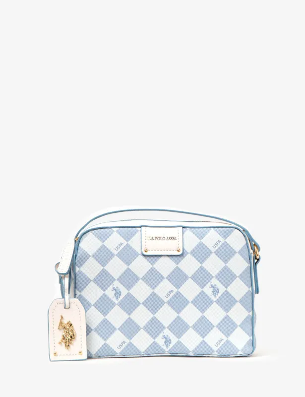DIAMOND SIGNATURE CROSSBODY BAG sold by U.S. Polo Assn.