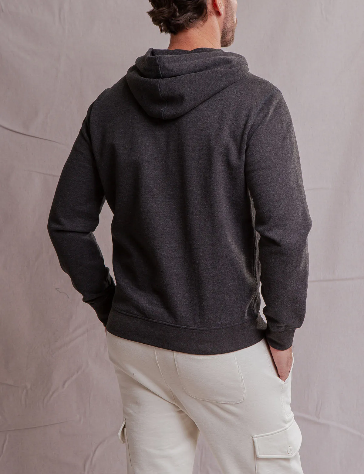 WHITE LABEL FULL ZIP HOODIE sold by U.S. Polo Assn. product image thumbnail 5