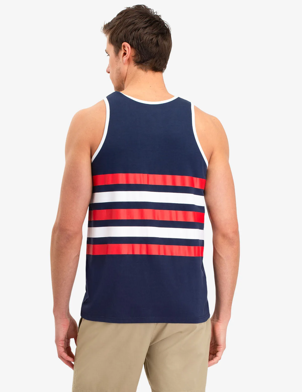 STRIPED STAR POCKET TANK sold by U.S. Polo Assn. product image thumbnail 3
