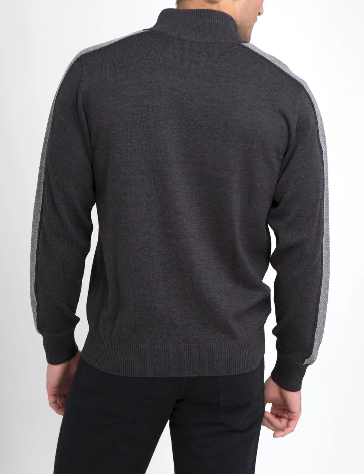 STRETCH 1/4 ZIP SWEATER sold by U.S. Polo Assn. product image thumbnail 3