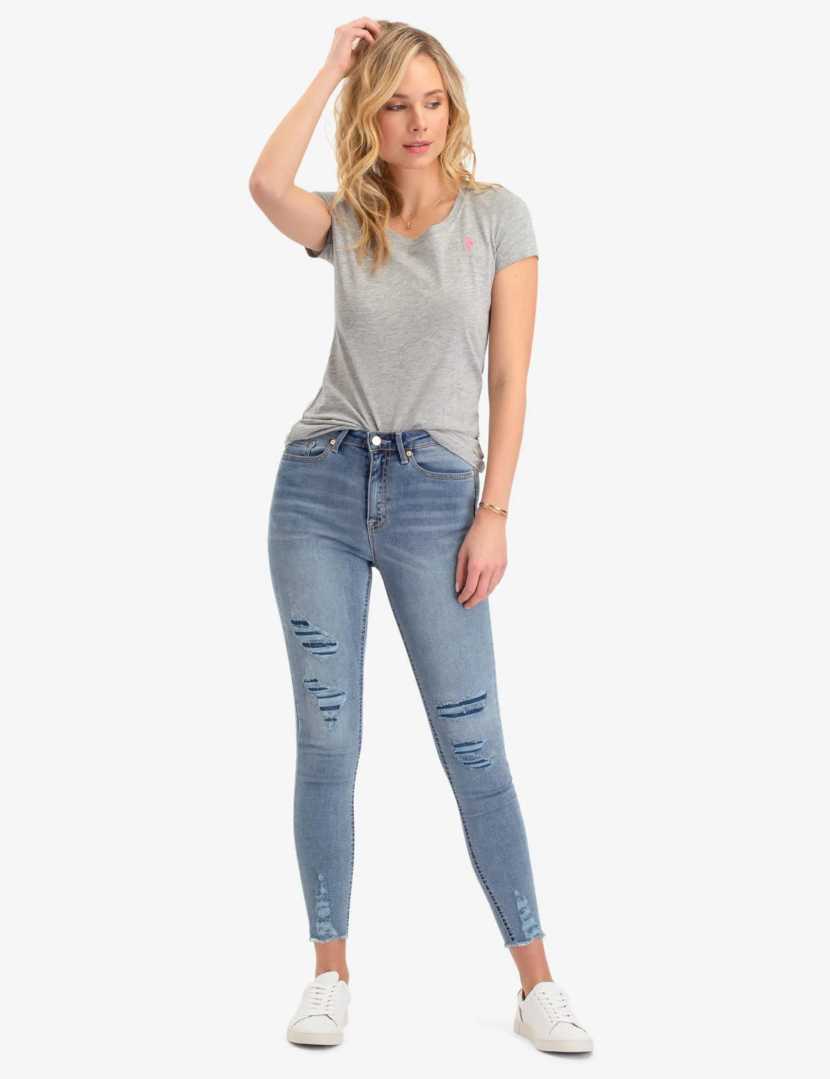 SCOOP NECK T-SHIRT sold by U.S. Polo Assn. product image thumbnail 5