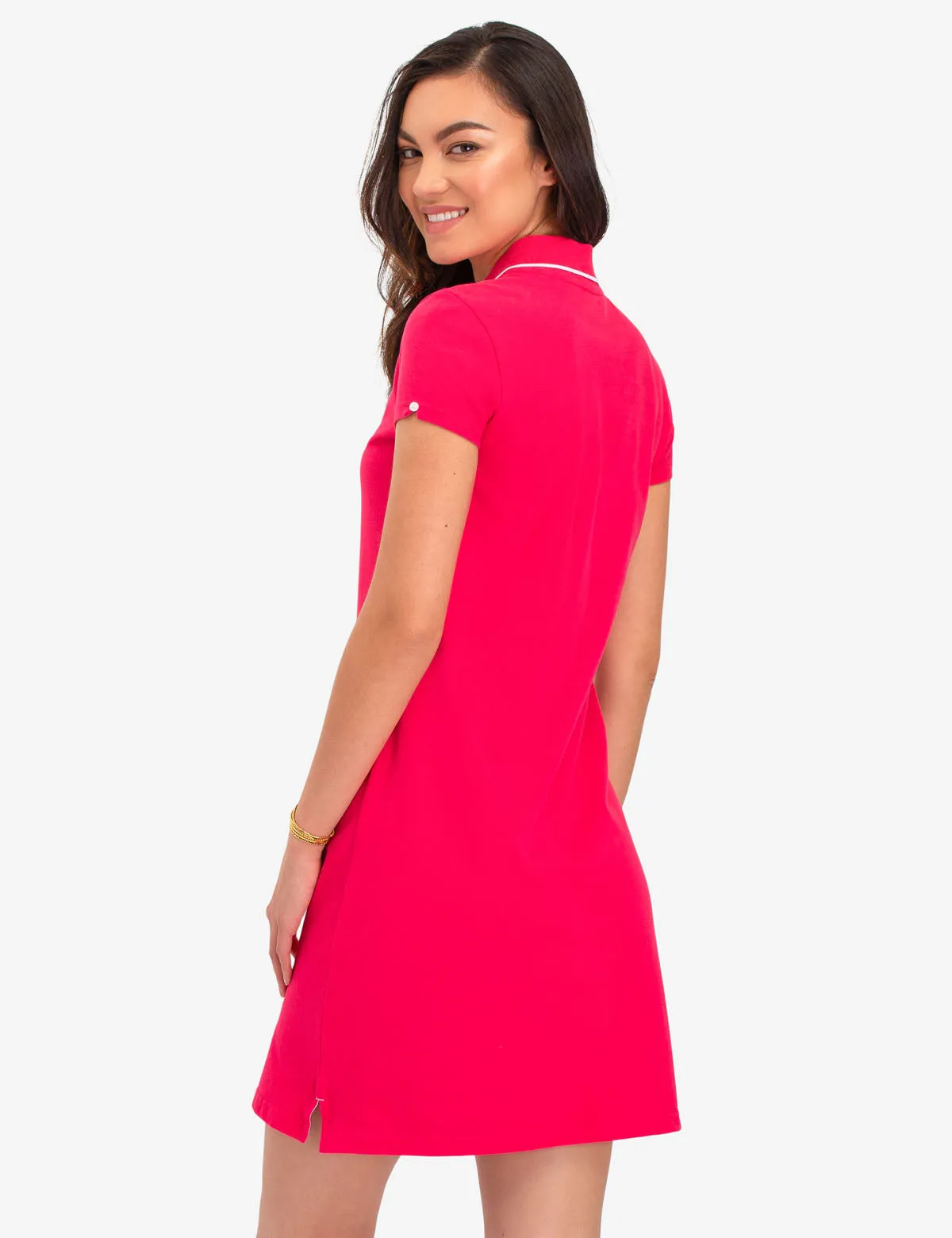 TIPPED POLO DRESS sold by U.S. Polo Assn. product image thumbnail 4