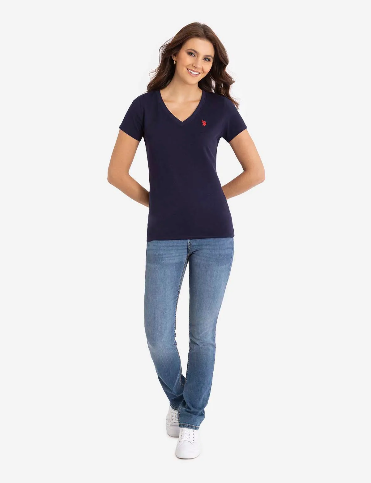 V-NECK T-SHIRT sold by U.S. Polo Assn. product image thumbnail 2