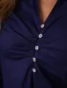 RUCHED BUTTON FRONT SHIRT sold by U.S. Polo Assn.