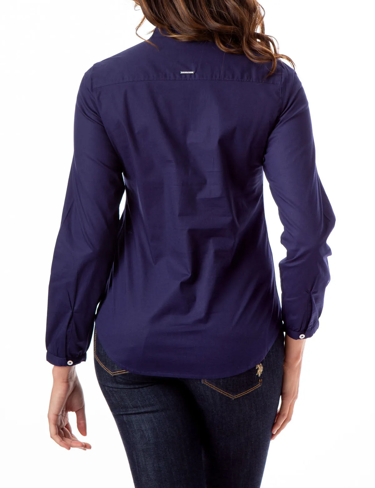 RUCHED BUTTON FRONT SHIRT sold by U.S. Polo Assn. product image thumbnail 3