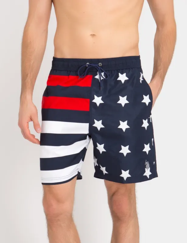 US FLAG SWIM TRUNKS sold by U.S. Polo Assn.