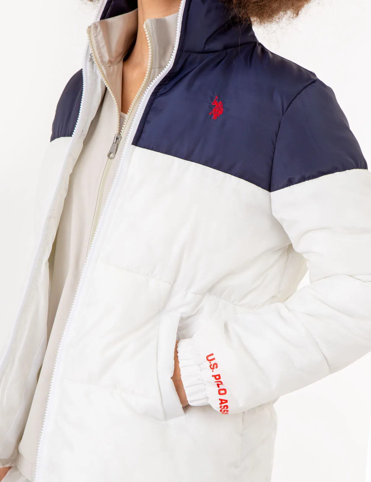 COLORBLOCK PUFFER JACKET sold by U.S. Polo Assn. product image thumbnail 3