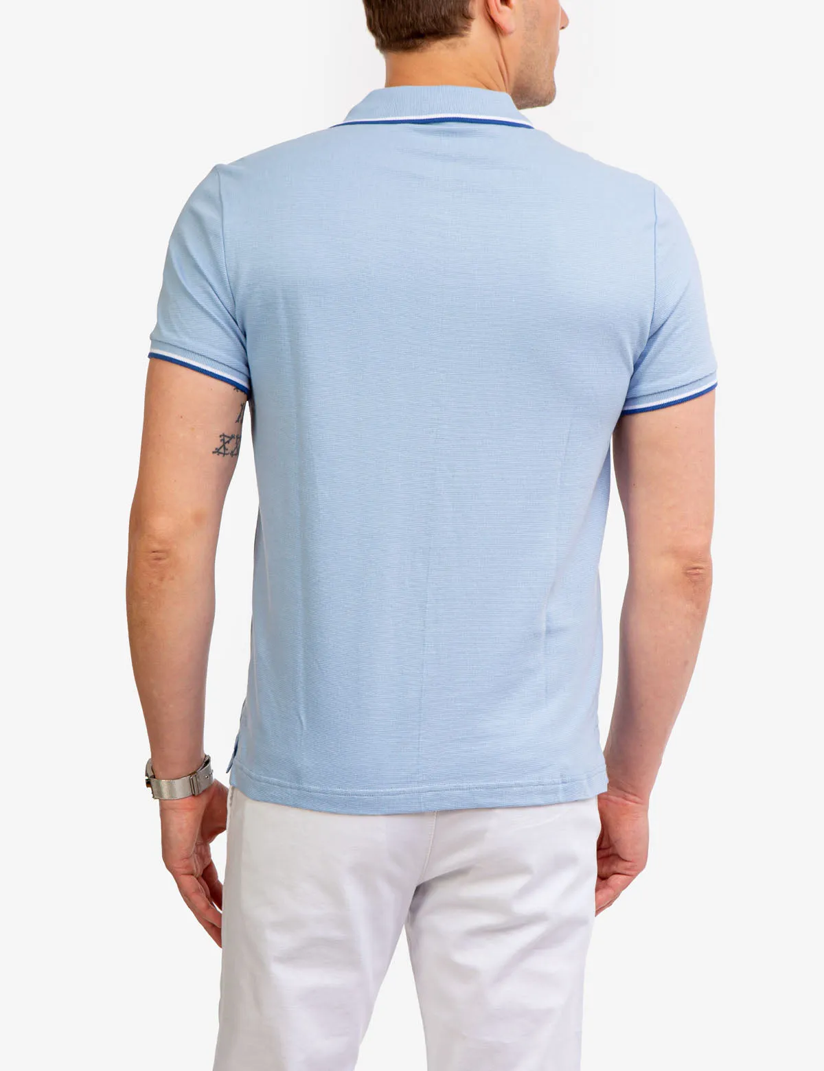 TIPPED OTTOMAN PIQUE POLO SHIRT sold by U.S. Polo Assn. product image thumbnail 5