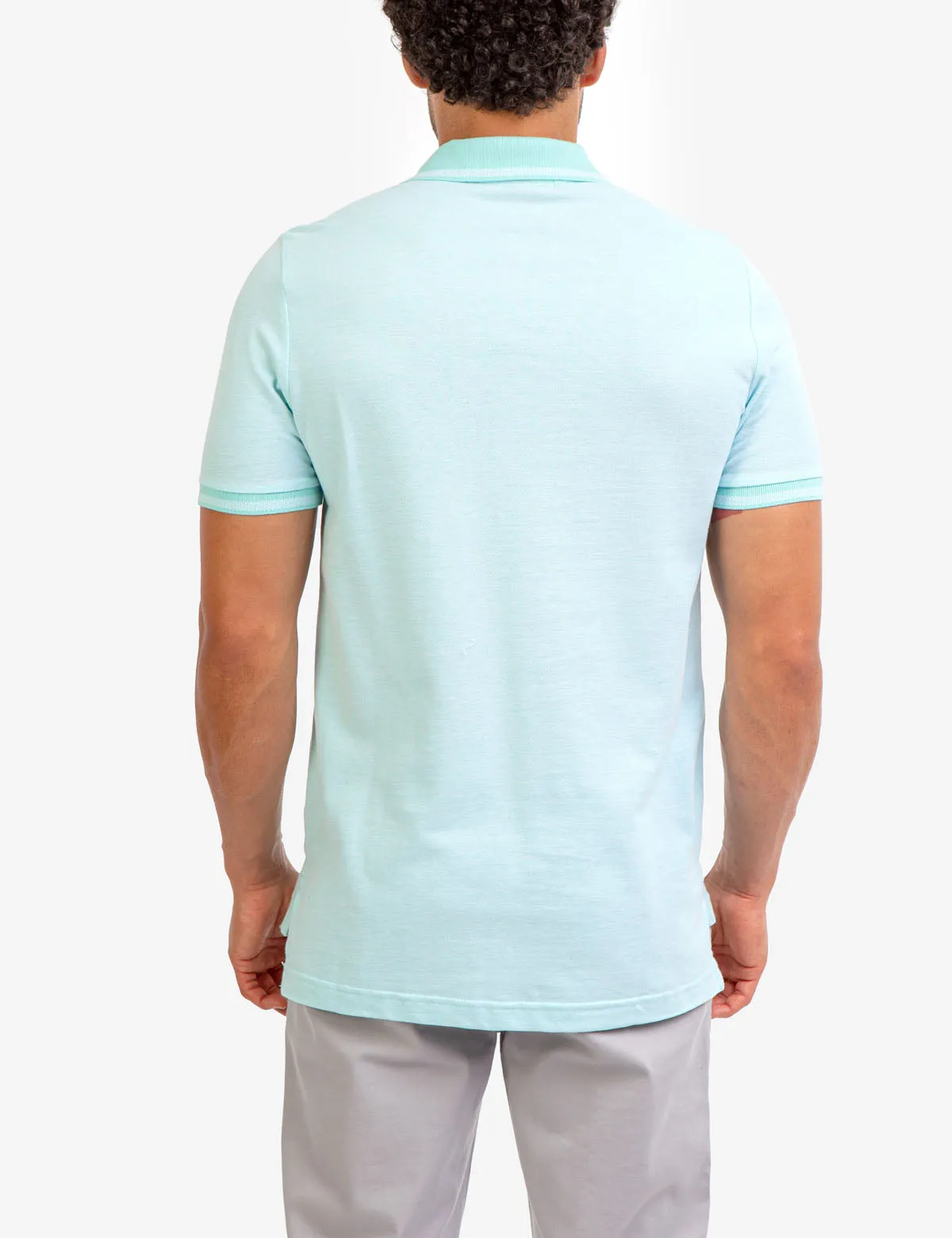 BIRDSEYE CONTRAST COLLAR POLO SHIRT sold by U.S. Polo Assn. product image thumbnail 5