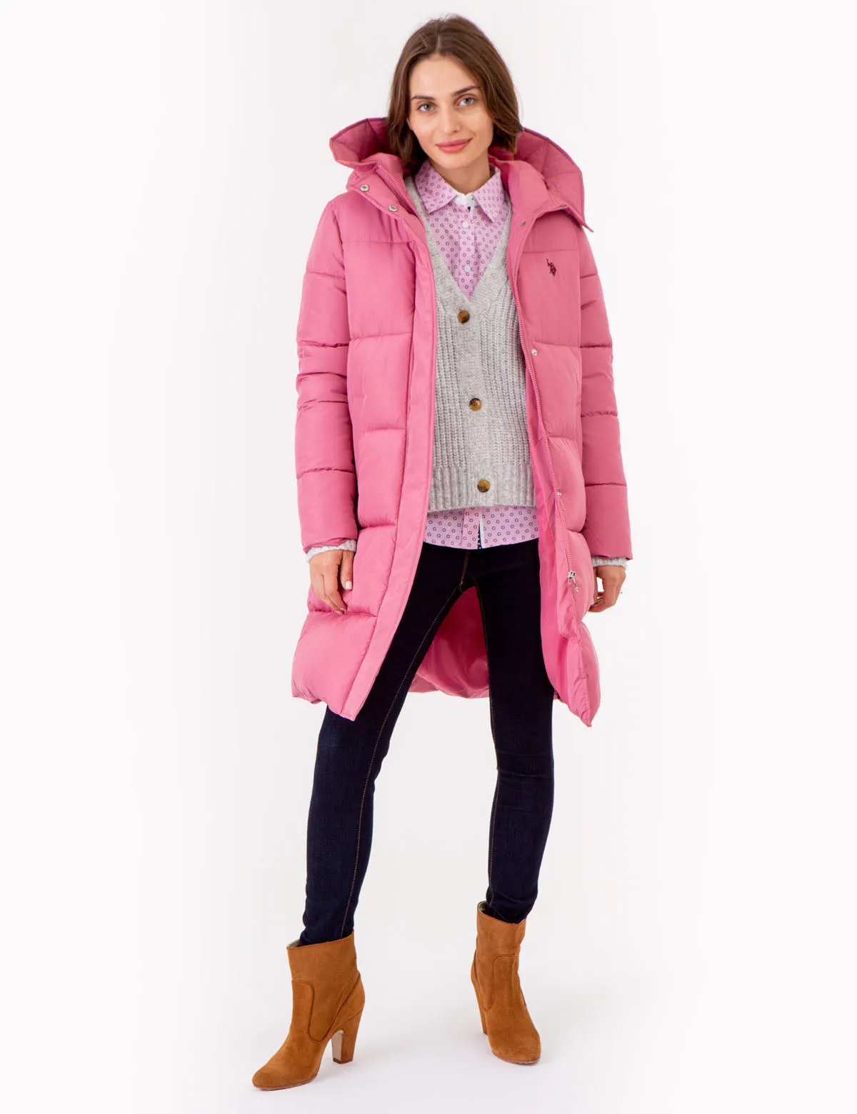 MAXI SNORKEL HOODED PUFFER JACKET sold by U.S. Polo Assn. product image thumbnail 5