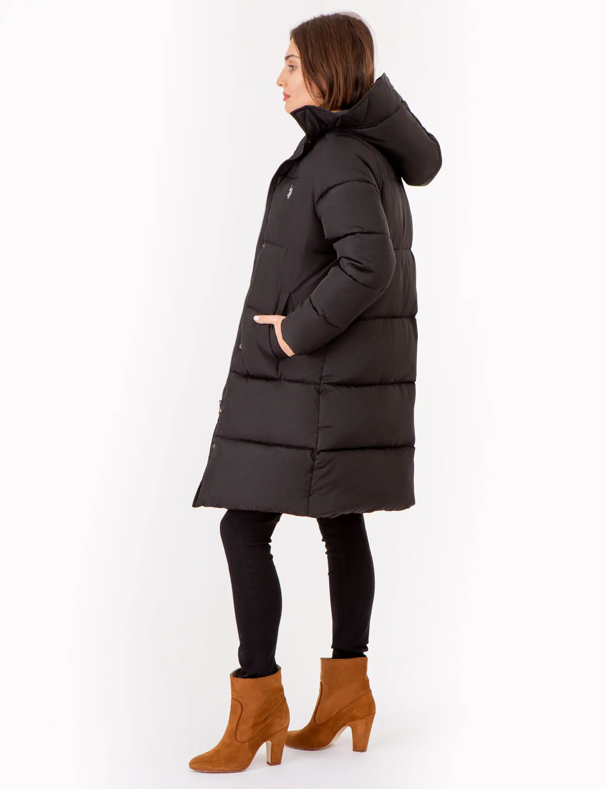 MAXI SNORKEL HOODED PUFFER JACKET sold by U.S. Polo Assn. product image thumbnail 2