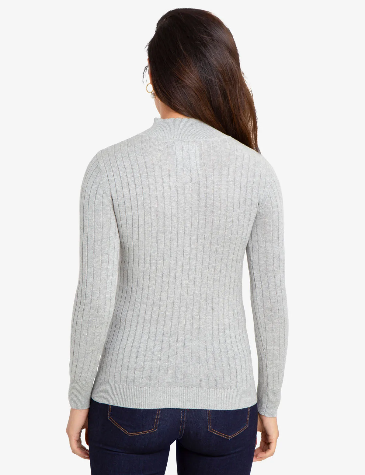 CABLE KNIT SWEATER WITH QUARTER ZIP sold by U.S. Polo Assn. product image thumbnail 4
