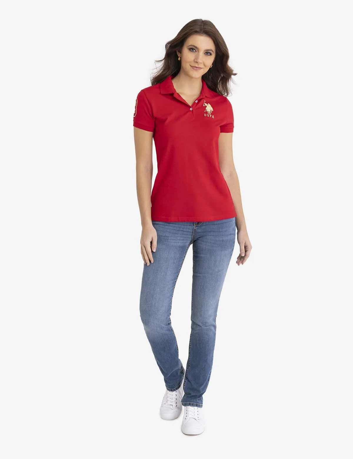 USPA METALLIC PRINT POLO SHIRT sold by U.S. Polo Assn. product image thumbnail 3